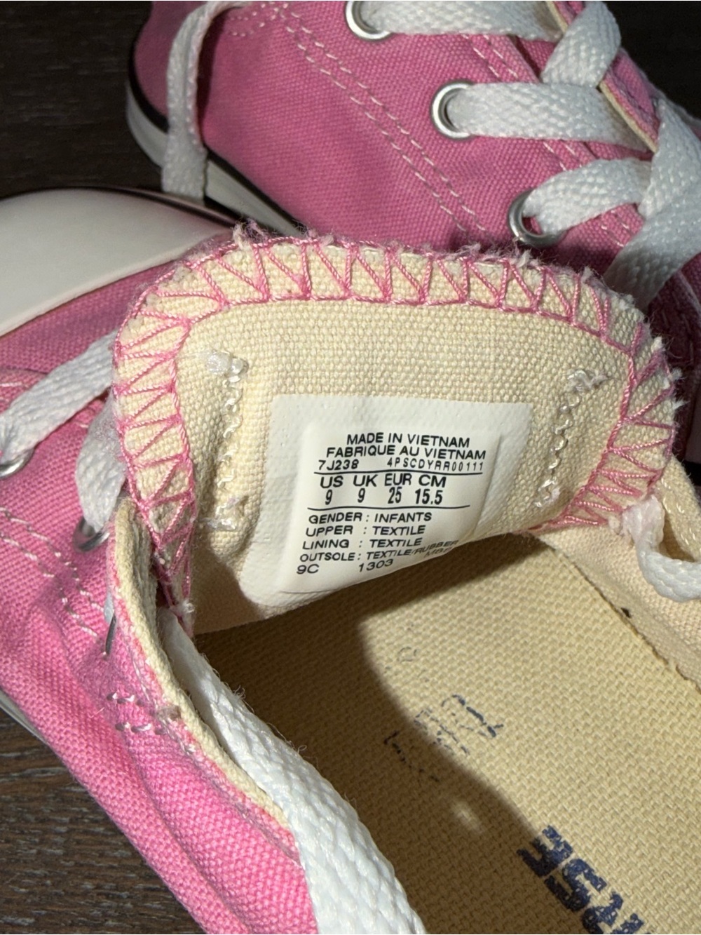 Pink Converse All Star Chuck Taylor Low Top Sneakers size 9 - Picture 8 of 10